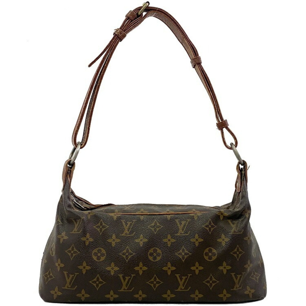 Louis Vuitton One Shoulder Hobo Bag Boulogne Brown Shoulder Sac Sport Zipper